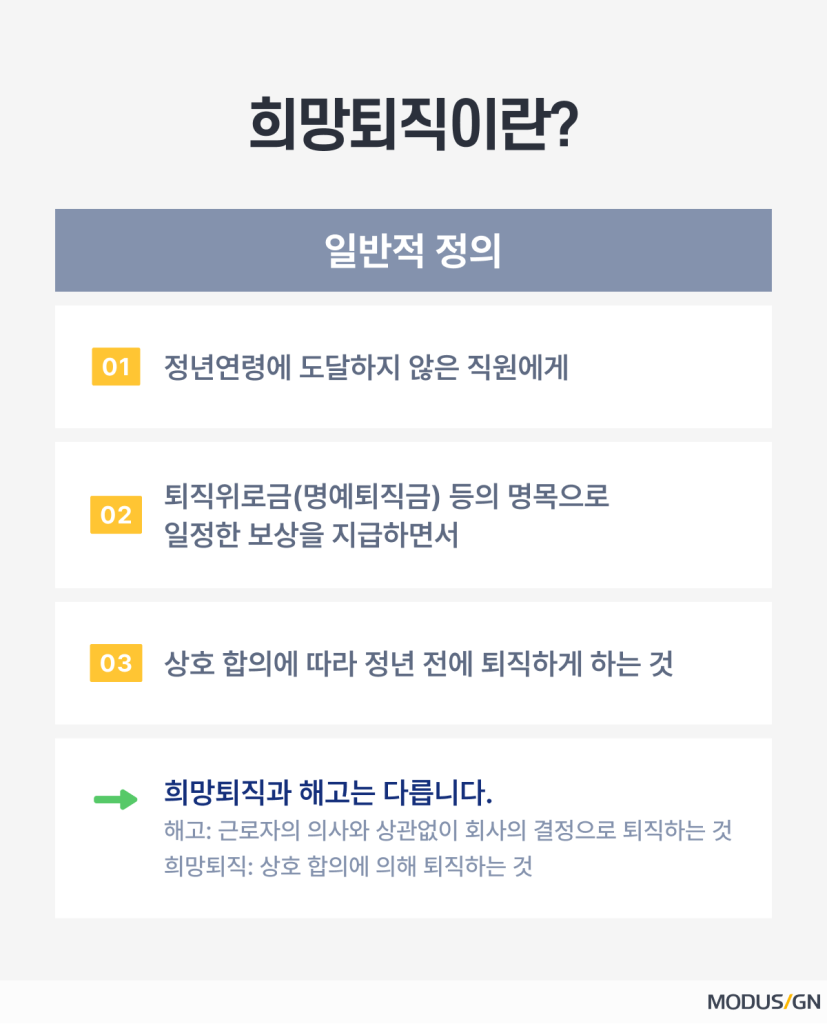 분쟁 가능성을 최소화시키는 희망퇴직 진행 방법