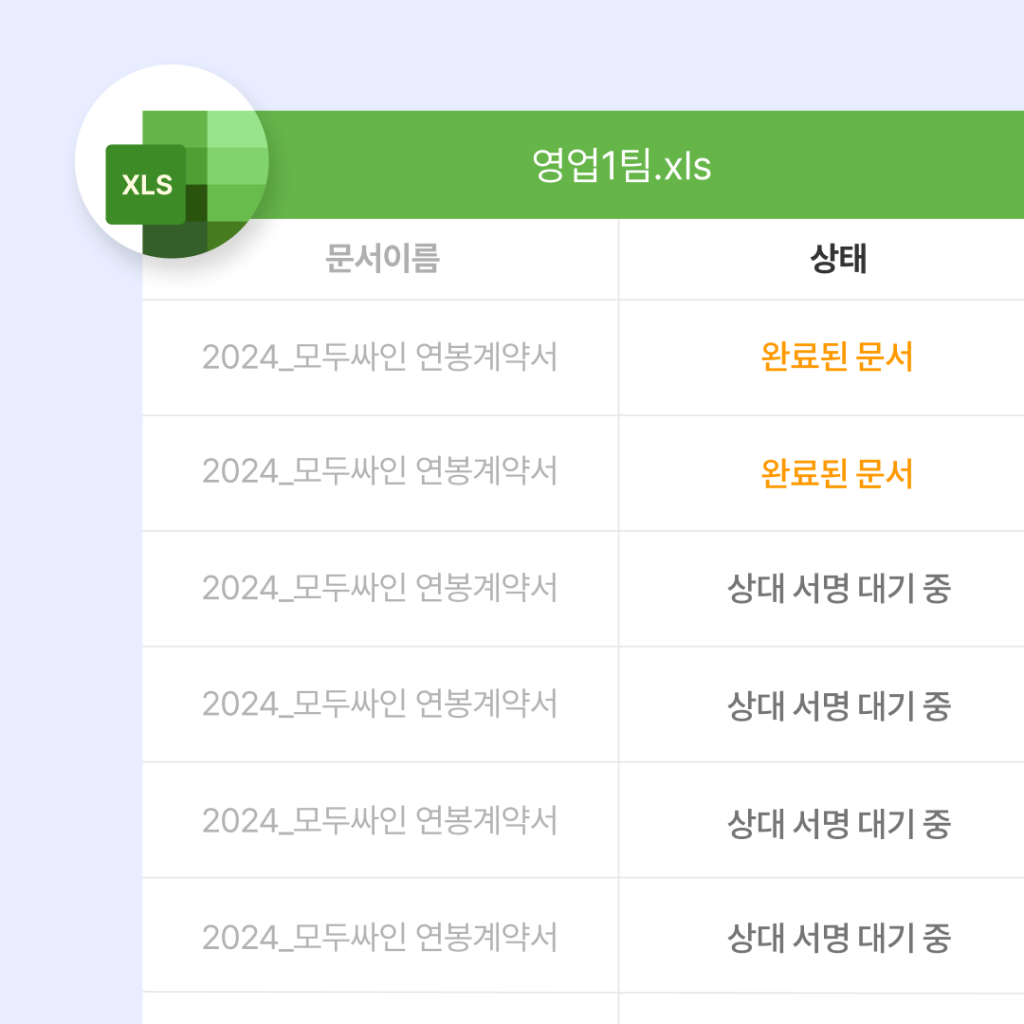 모두싸인 200% 활용법 ⎮ 문서함 라벨 적용