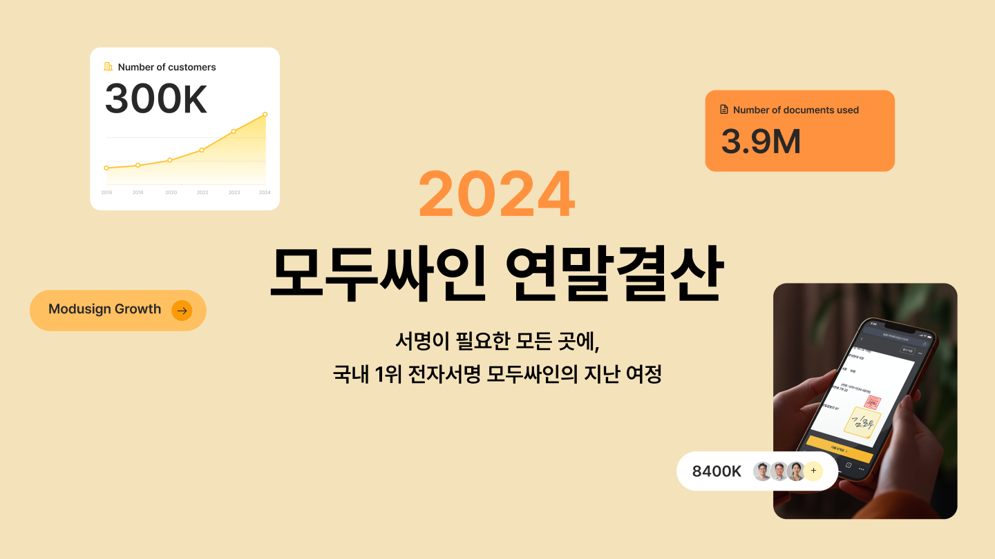 2024 모두싸인 연말결산